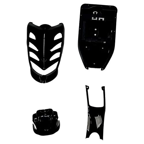 RedCap ATV Quad Body Plastic fender 110 125cc RedCat VX 150cc Baja 90 Roketa Yamoto 250cc (Black) - color: Black