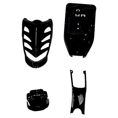 RedCap ATV Quad Body Plastic fender 110 125cc RedCat VX 150cc Baja 90 Roketa Yamoto 250cc (Black) - color: Black