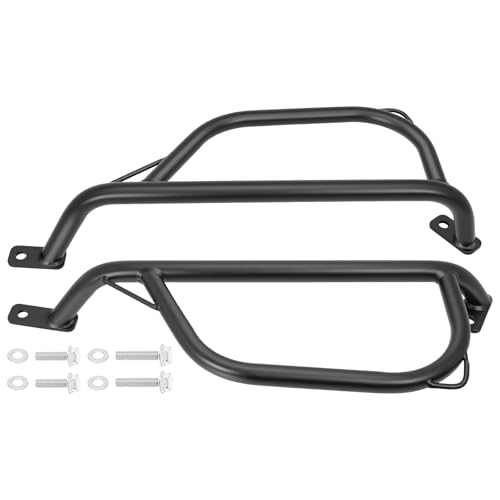 Black Highway Side Crashbars Rear Protectors