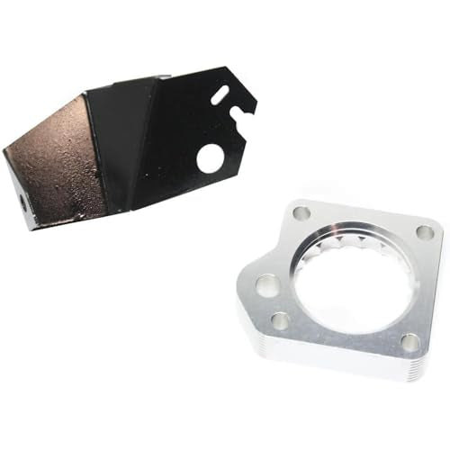 Rareelectrical Aluminum Throttle Body Spacer Compatible With 1990-2000 Ford