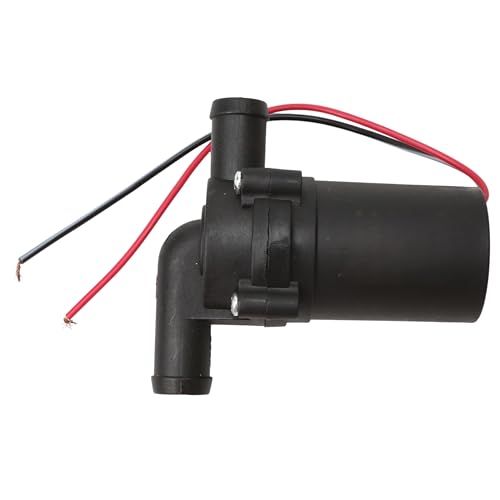 12V 12W Car Water Pump, Automatic Electric Circulating Coolant Circulation Pump for A/C Heating, Engine Cooling & Winter Heat Assist, Strengthen Accelerate, 400L/H Flow, 20mm Inlet, 3000RPM
