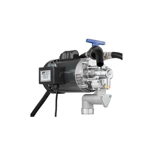 GPI - L5132 Heavy Duty Oil Transfer Pump for High Viscosity Fluids, 32 QPM/8 GPM, 115/230 Volt AC (142100-02) - style: 8 GPM, 115 Volt/230 AC
