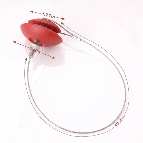 2 Pcs Sidewall Tire Repair Kit for Emergency Off-Road Punctures: Emergency Puncture Plug & Patch Tool Set for ATV, UTV, Tractor & Truck Tires (Red—2pcs) - color: Red—2pcs
