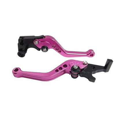Adjustable Short Levers Replacement for YZF R3 MT03 MT25(Pink) - color: Pink