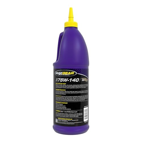 MAX GEAR 75W140- Quart, pack of 6 - size: 32 Fl Oz (Pack of 1)