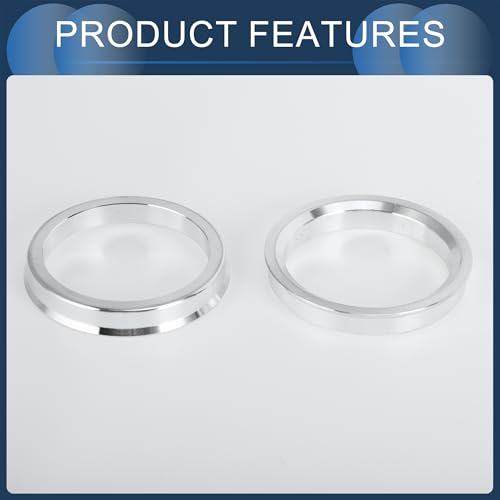 Hub Centric Rings, 56.1mm ID to 67.1mm OD Vehicle Wheel Hubrings Aluminum Alloy, 4 Pcs - size: 56.1mm to 67.1mm