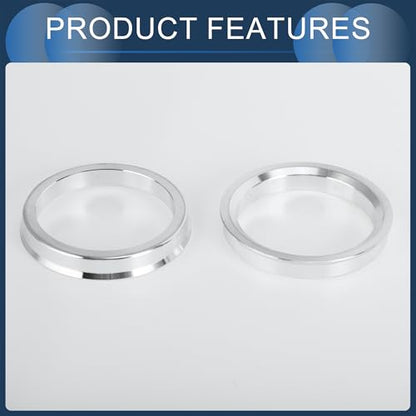 Hub Centric Rings, 56.1mm ID to 67.1mm OD Vehicle Wheel Hubrings Aluminum Alloy, 4 Pcs - size: 56.1mm to 67.1mm