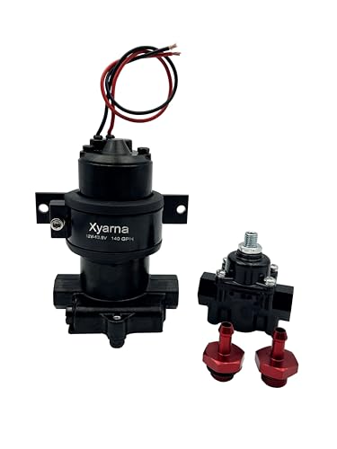 High-Performance 140 GPH Electric Fuel Pump with Regulator – Model 12-802-1 - color: 140GPH