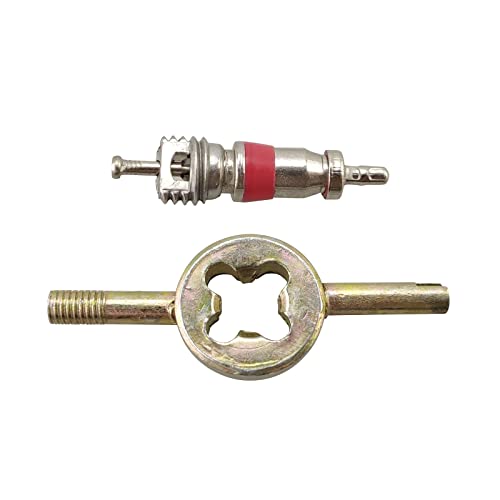 GY6 ATV PVR70 tire valve stem bending 90 degrees and 135 degrees, straight rod, snap in rubber base, valve core key installation tool (11 Piece Set), tubeless tire rim, motorcycle scooter