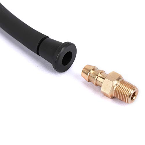 MEASUREMAN Natural Gas or LP Gas Manifold Pressure Test Kit, 0-35 "W.C., 1/4" NPT, 40" Length Hose