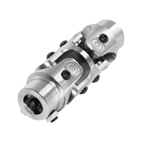 9/16" -26 Spline x 3/4" DD Universal U Joint for Steering Shaft U-Joint - color: Chorme, size: 3/4" DD x 9/16" -26 Spline Double