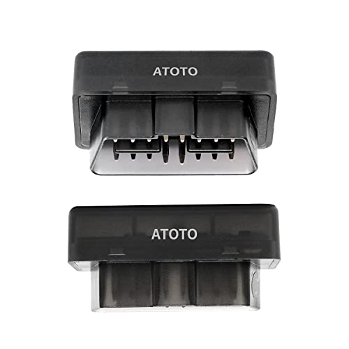 ATOTO AC-4450 Bluetooth OBDII/ OBD2 Car Diagnostic Scanner/Scan Tool only A5,A6,S8,X10,V10,P9,P10 Series Android Car Stereo - Compatible with Torque App