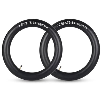 GICOOL 2.50/2.75-14" (60/100-14) Dirt Bike Inner Tubes, TR4 Valve Stem - size: 2.50/2.75-14