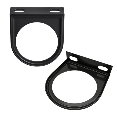 2PCS 52mm Gauge Mount, Gauge Pod, 2.1 Inch Single Hole Meter Pillar Mount Pod Holder, Automotive Accessories Metal Dashboard Mounting Panel Bracket Fit for Car, Truck, Boat and More (2PCS) - color: 2PCS
