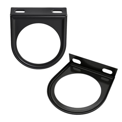 2PCS 52mm Gauge Mount, Gauge Pod, 2.1 Inch Single Hole Meter Pillar Mount Pod Holder, Automotive Accessories Metal Dashboard Mounting Panel Bracket Fit for Car, Truck, Boat and More (2PCS) - color: 2PCS