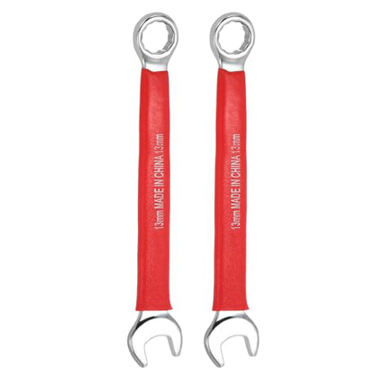HARFINGTON 2Pcs Metric Combination Wrench 13mm 12-Point Box & Open End CR-V - size: 13mm