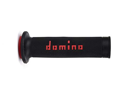 Domino 1295346 Knobs, Black/Red, Set of 2