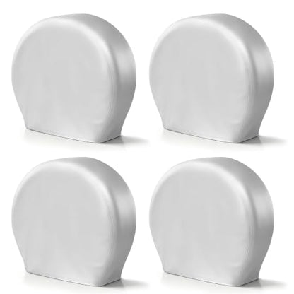 Explore Land Tire Covers 4 Pack Fit Tire Diameters 26-28.75 inch, Silver - size: M (Fits Tire Diameters 26''-28.75''), style: Silver - 4 Pack