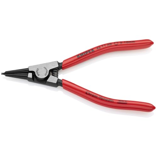 KNIPEX Tools - Circlip Pliers, External, Straight, 1/8"-25/64" Shaft Dia. (4611A0), 5.75 - size: 5.75-Inch