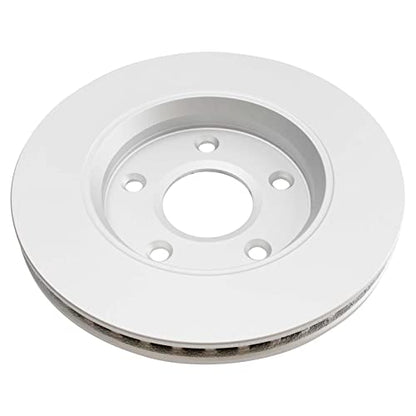 TRQ Front Rear Brake Rotor Set G Coated - style: BRA15440