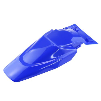 PRO BAT ABS KX 65 KLX 110 Plastic Fender Fairing Body Work Kit Set - color: White&Blue Plastic Fender Kit