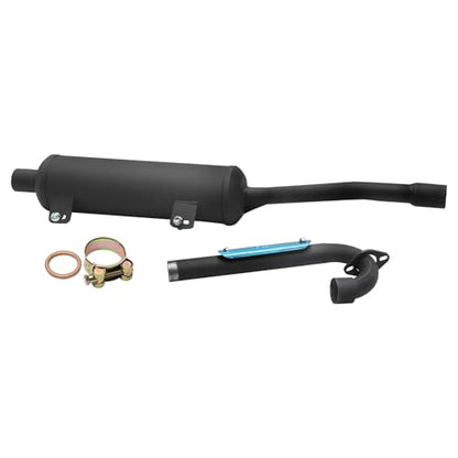 38mm Exhaust Muffler Pipe for 150cc-250cc Vertical Engine ATV Quad Buggy – 1.5 Inch Slip-On Silencer for 200cc 250cc Dirt Bike Go Kart TaoTao Coolster SSR