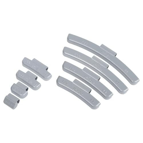 MC-Series Zinc Clip On Wheel Weights 80PCS Multi Size Assortment Kit