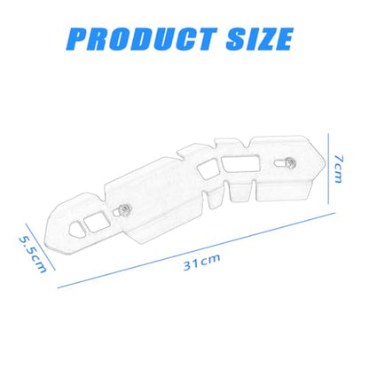 KLR650 Muffler Exhaust Pipe Heat Shield Guard Cover Compatible with Motorcycle KLR 650 2008-2025 (Red) - color: 147 red