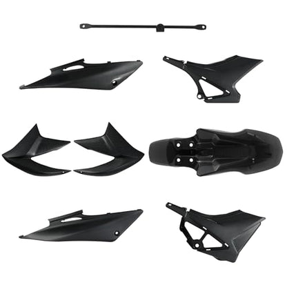 Plastics Fairing Fender Kit for Dirt Bike Hawk 250 - color: Imitation Carbon Fiber