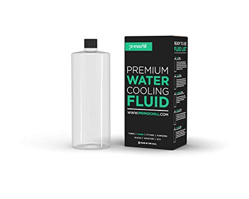 PrimoChill Pure - Computer WaterCooling Coolant, Ultra Performance, Low Viscosity, Low Chemical Content, Full Protection, Proudly Made in the USA (32oz/.9L) - Clear