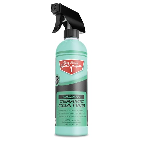Jay Leno's Garage Radiant Ceramic Coating Cars and Trucks, Easy-to-Apply Long-Lasting Ceramic Coat Protection, Enhances Shine and Gloss