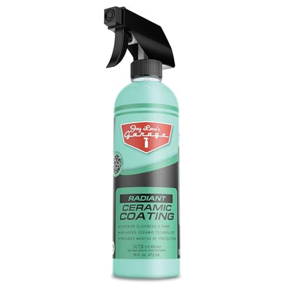 Jay Leno's Garage Radiant Ceramic Coating Cars and Trucks, Easy-to-Apply Long-Lasting Ceramic Coat Protection, Enhances Shine and Gloss
