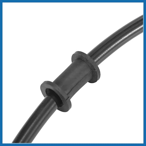 Universal 140cm 55.12" Motorcycle Brake Clutch Oil Hose Line Pipe Hydraulic Reinforced Stainless Steel Braided Black Item Replacement