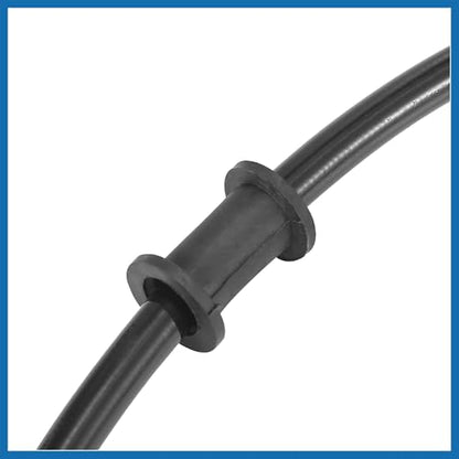 Universal 140cm 55.12" Motorcycle Brake Clutch Oil Hose Line Pipe Hydraulic Reinforced Stainless Steel Braided Black Item Replacement