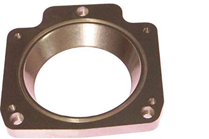 ICT Billet LS Throttle Body Adapter - LS1 3 Bolt Intake Manifold to LS3 4 Bolt Throttle Body DBC LM7 LR4 LQ4 LS6 L59 LQ9 LM4 L33 LSX 4.8L 5.3L 5.7L 6.0L Billet 551513