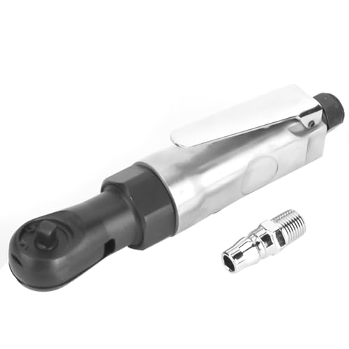 Walfront Impact Wrench, Air Impact Driver Pneumatic Ratchet Wrench Straight Shank Mini Air Ratchets 1/4in Threaded Connector(1/4“)