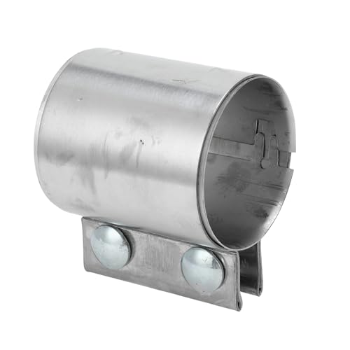 Exhaust Pipe Clamp/Exhaust Muffler Tube Joint for Car Truck/Durable Stainless Steel 2.76" 87mm / 1 Pc Silver Tone - size: 2.76''