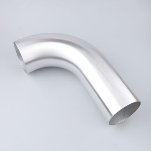 AC PERFORMANCE 4" 90° Aluminum Air Intake Tube L-Bend Elbow with 10" Leg - size: OD 4" (102mm)