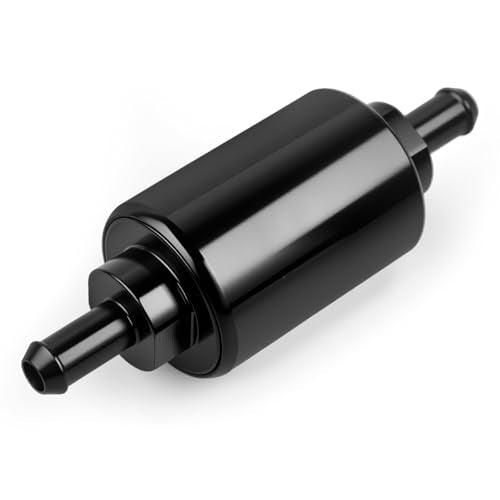 5/16" Fuel Filters 178 Micron Removable Black Anodized Aluminum - size: 5/16"
