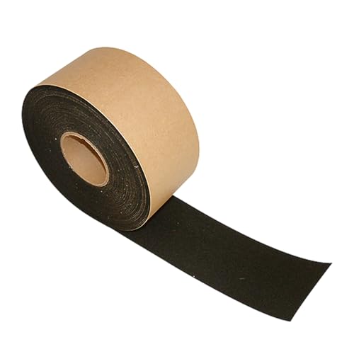 FindTape Polyester 1mm Felt Tape – 4 in. x 75 ft. Felt Strips with Adhesive Backing and Furniture Strips, Great for Arts and Crafts, Classrooms, and Protecting Furniture (Black) - size: 4 in x 75 ft
