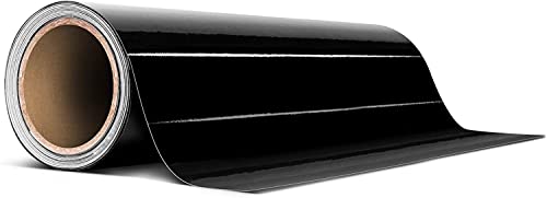 VViViD Black Gloss Air-Release Adhesive Vinyl Tape Roll (12 Inch x 20ft) - size: 12" x 20ft