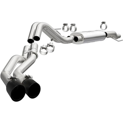 MagnaFlow Performance Cat-Back Exhaust System Kit 19506 - style: Dual Same Side Behind Passenger Rear Tire Exit Style