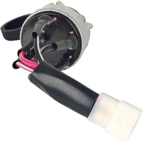 EZROAD Ignition Switch SBA385201890 87760272 Compatible with New Holland TC30 2120 1920 3415 1720 1320 1220 1520 1620 1120 1215 1715 CM224 CM222 CM274 CM272 4WD 2WD 27HP 22HP Compact Tractor Mower