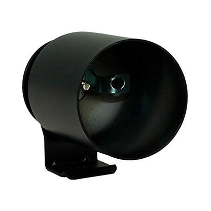 GlowShift Universal Black Metal Single Dashboard Gauge Pod Holder - size: 52mm