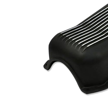 Finned Black Oil Pan for Chevy SBC 283 305 327 350 400 1980-1985 - color: Black, size: 1980-1985 SBC
