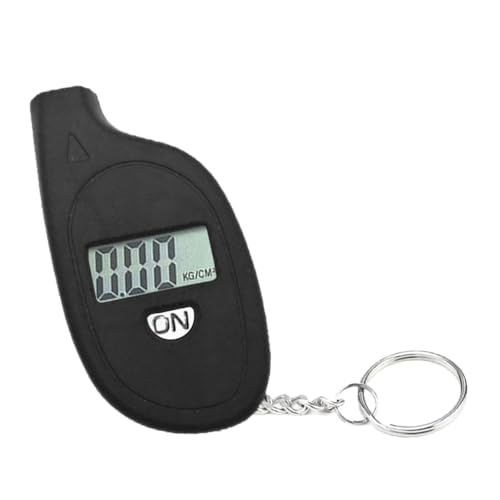 Digital Tire Pressure Gauge, 5-150PSI 4 Unit Settings (Black) - color: Black
