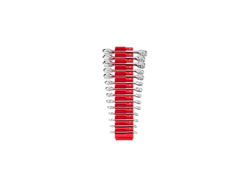 TEKTON Stubby Combination Wrench Set, 14-Piece | WCB95402 - size: 14-pc. (6 - 19 mm), style: Modular Wrench Organizer