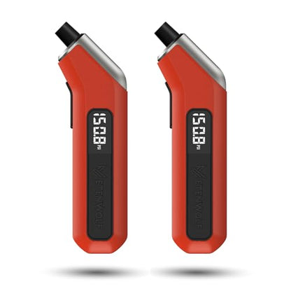 ETENWOLF T300 2 Pack Digital Tire Pressure Gauge 200 PSI for Car Tires - color: Vivid Orange