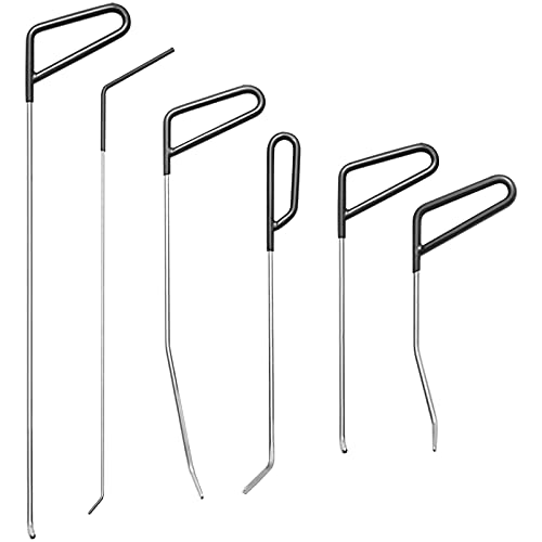 VEVOR Rods Dent Removal Kit, 21 Pcs Paintless Dent Repair Rods, Stainless Steel Dent Rods, Whale Tail Dent Repair Tools, Professional Hail Dent Removal Tool For Minor Dents, Door Dings And Hail Damage - size: 21pcs