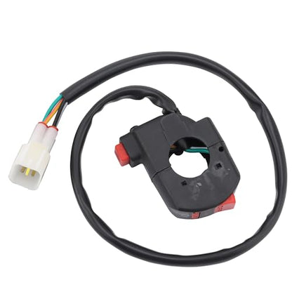 WOOSTAR 7/8" 22mm Handlebar 2 Function Right Start Switch Replacement for 125cc ATV 4 Wheeler Quad Sport Bike Dirt Pit Bike Electric Motorbike Bike - color: 2 Functions